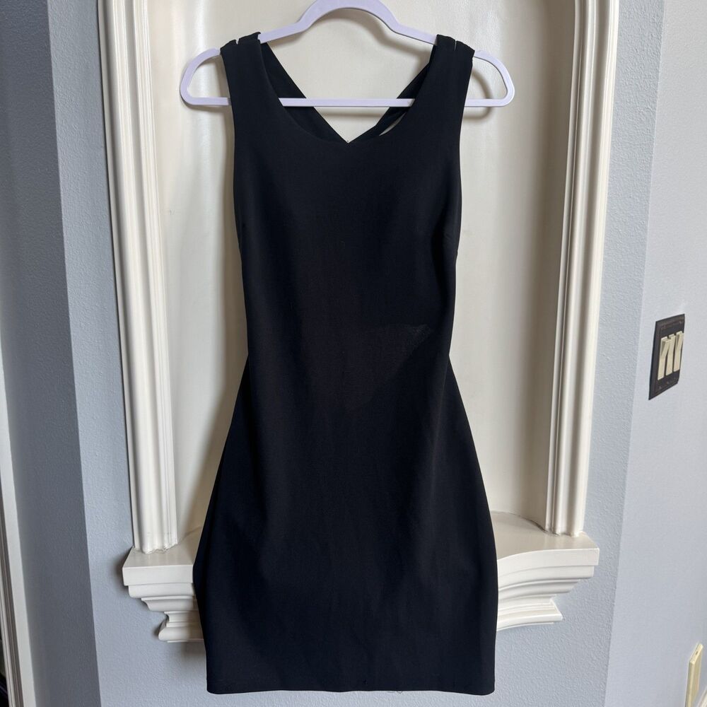 Zuiki Little Black Dress with Cross Back